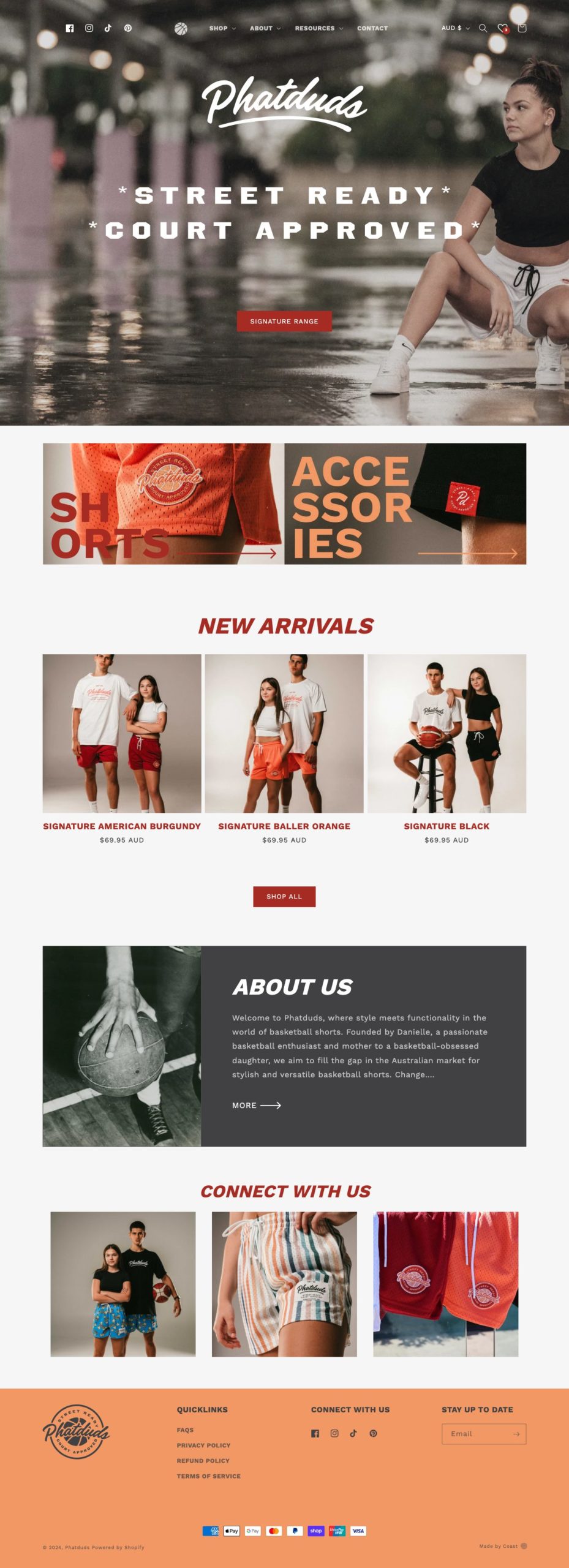 Website Design & Development for Introducing Phatduds: The Game-Changing Apparel Brand